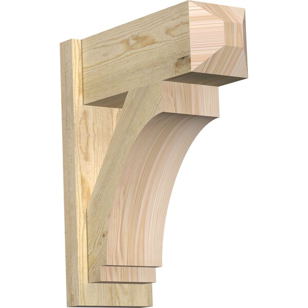 Ekena Millwork Imperial Rough Sawn Craftsman Outlooker, Douglas Fir, 8"W x 20"D x 24"H OUT08X20X24IMP04RDF - main